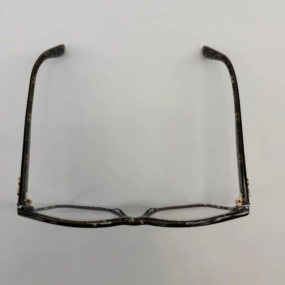 DOLCE & GABBANA DG 3321 3215 Black Damasco Gold Glitter Made in Italy 54-17-140